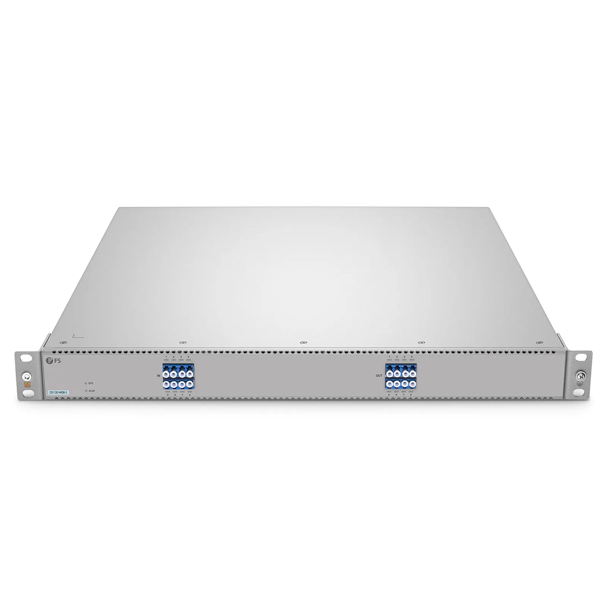 SFPS D5130-W08-S Single-mode Low Loss All-Optical Circuit Switch with Built-in OPD, 8 x 8 Ports, Redundant AC PSUs, Support AmpCon-T/WebGUI Network Management