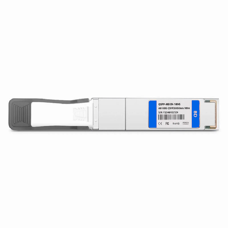 SFPS Cisco QSFP-40/100-SRBD Compatible 40/100GBASE-SM4 SWDM4 QSFP28 Dual Rate 4 x 25G NRZ 850/880/910/940nm 100m DOM Duplex LC/UPC MMF Optical Transceiver Module