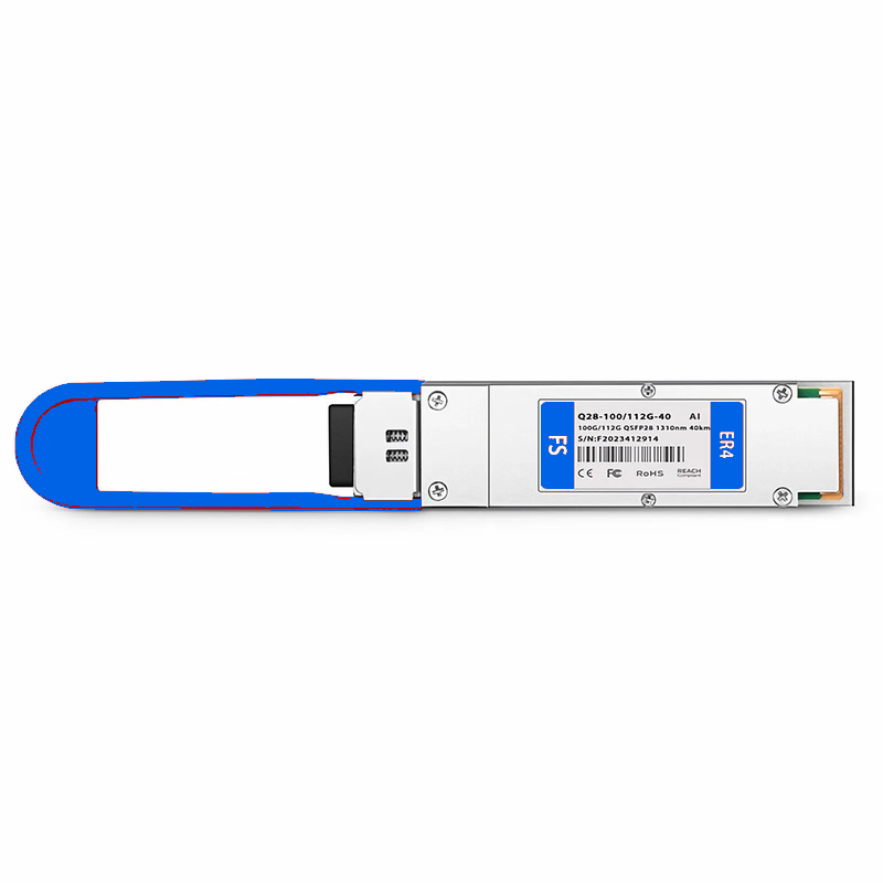 SFPS Arista Networks QSFP-100/112G-ER4 Compatible 100GBASE-ER4 and 112G OTU4 QSFP28 Dual Rate 4 x 25G NRZ 1310nm 40km DOM Duplex LC/UPC SMF Optical Transceiver Module
