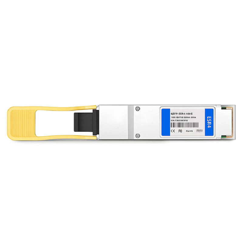 SFPS Cisco QSFP-100G-SR4-S Compatible 100GBASE-ESR4 QSFP28 4 x 25G NRZ 850nm 300m OM4 DOM MPO-12/UPC MMF Optical Transceiver Module, Breakout to 4 x 25G-ESR