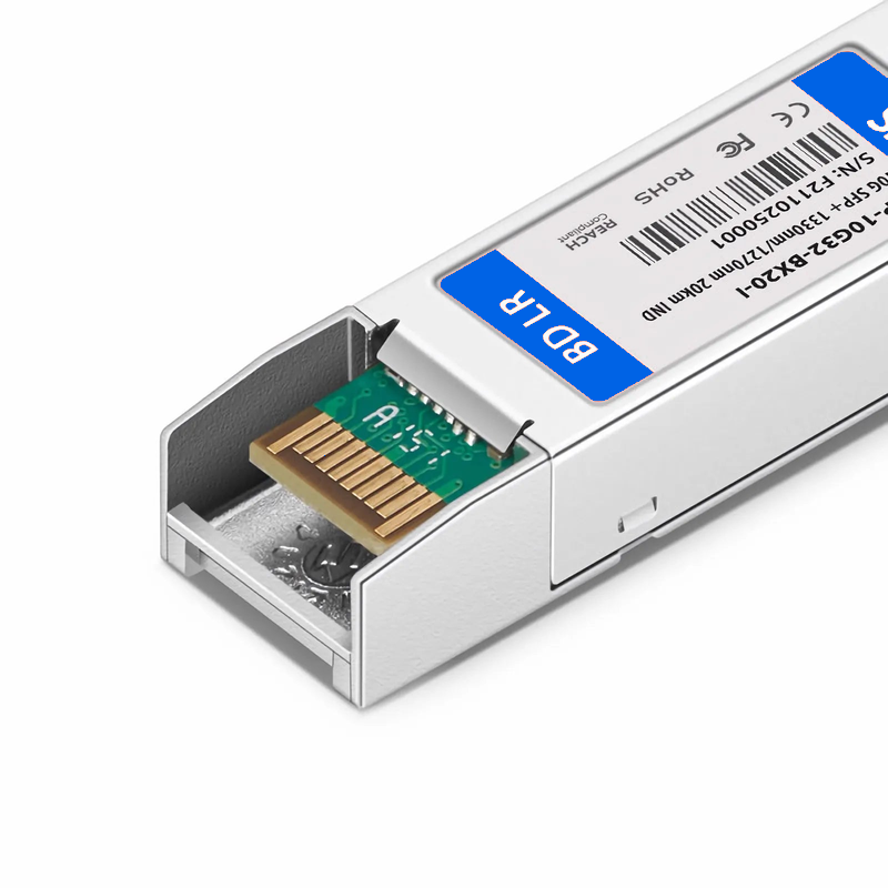 SFPS Cisco Compatible 10GBASE-BX20-D BiDi SFP+ 1330nm-TX/1270nm-RX 20km DOM Simplex LC/UPC SMF Optical Transceiver Module (Industrial)