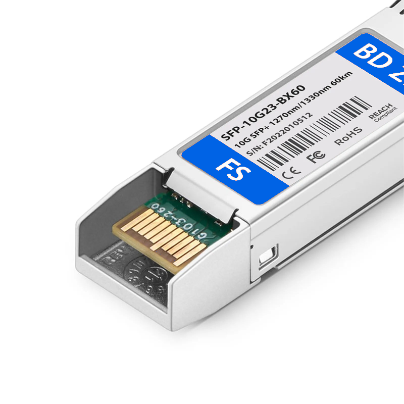 SFPS Cisco Compatible 10GBASE-BX60-U BiDi SFP+ 1270nm-TX/1330nm-RX 60km DOM Simplex LC/UPC SMF Optical Transceiver Module