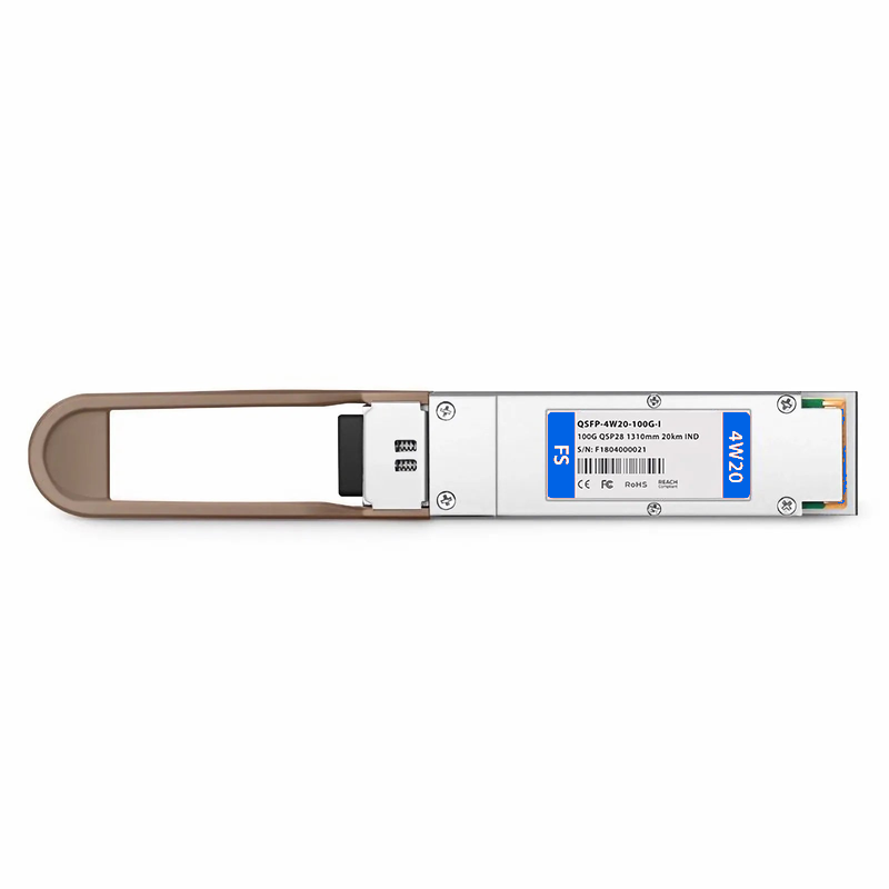 SFPS Cisco Compatible 100GBASE-4WDM-20 QSFP28 4 x 25G NRZ 1310nm 20km DOM Duplex LC /UPC SMF Optical Transceiver Module (Industrial)