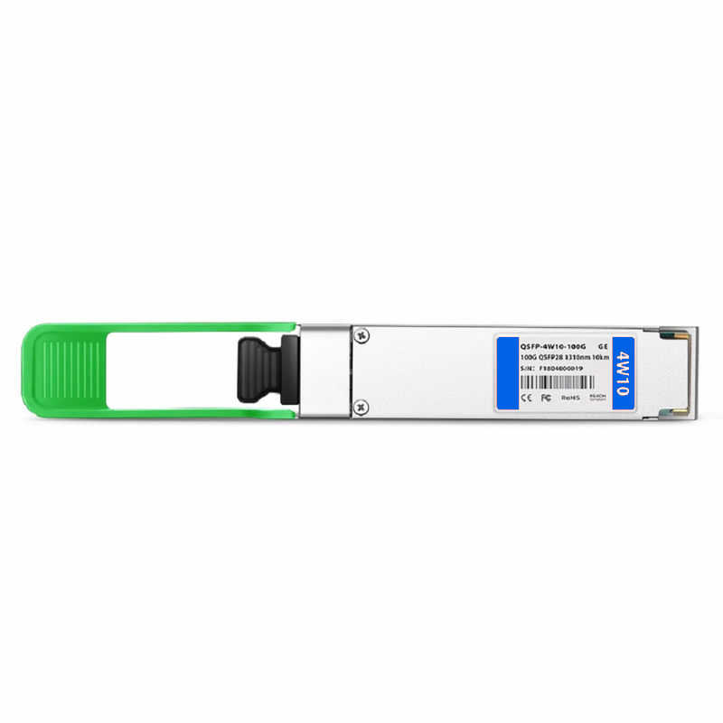 SFPS Cisco QSFP-100G-4WDM-S Compatible 100GBASE-4W10 QSFP28 4 x 25G NRZ 1310nm 10km DOM Duplex LC/UPC SMF Optical Transceiver Module
