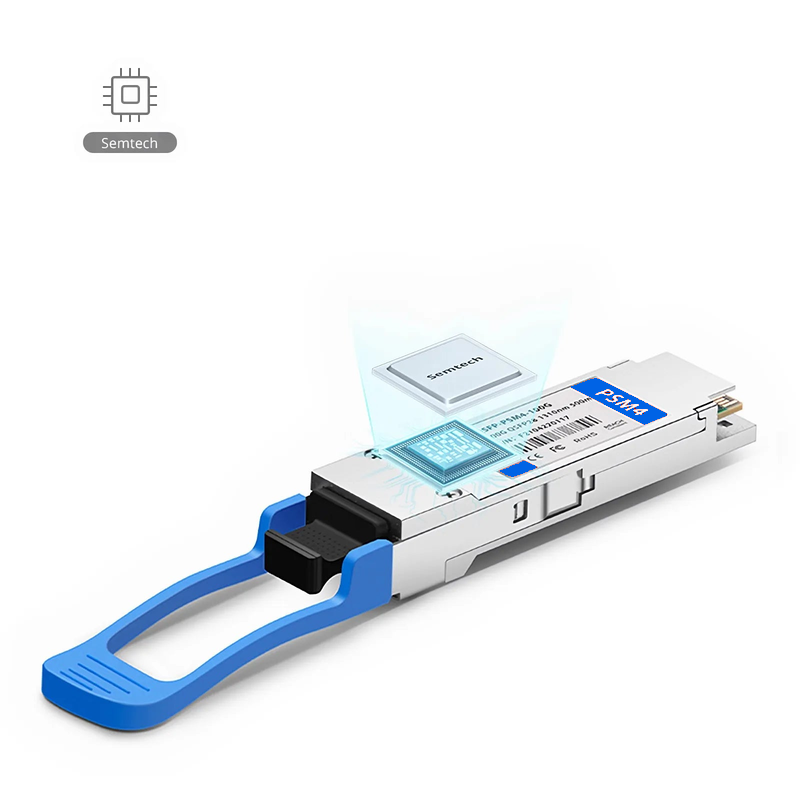 SFPS Cisco QSFP-100G-PSM4-S Compatible 100GBASE-PSM4 QSFP28 4 x 25G NRZ 1310nm 500m DOM MPO-12/APC SMF Optical Transceiver Module, Breakout to 4 x 25G-LR
