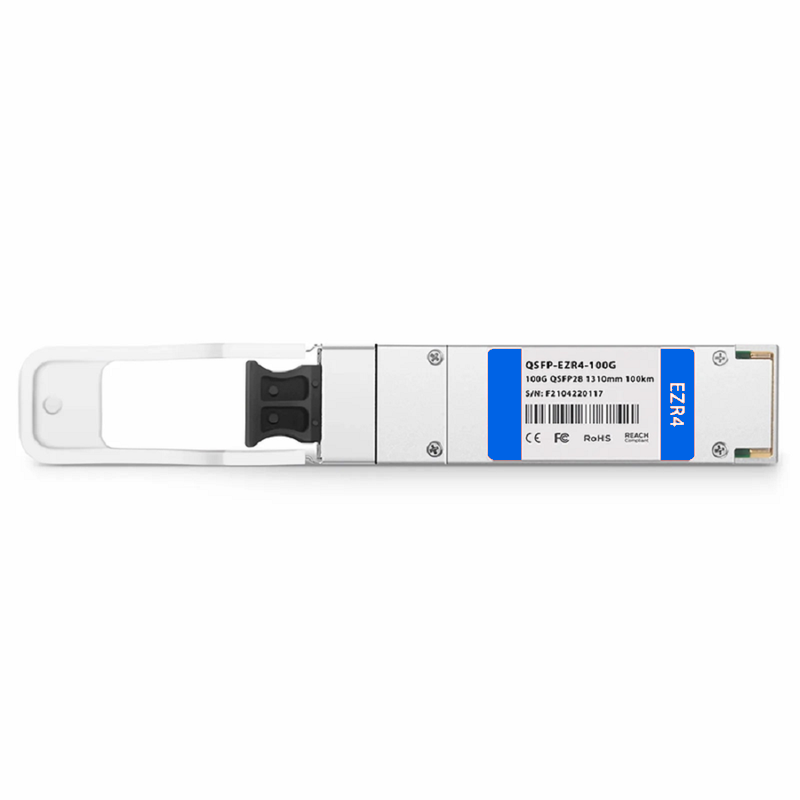 SFPS Cisco Compatible 100GBASE-ZR4 QSFP28 4 x 25G NRZ 1310nm 100km DOM Duplex LC/UPC SMF Optical Transceiver Module
