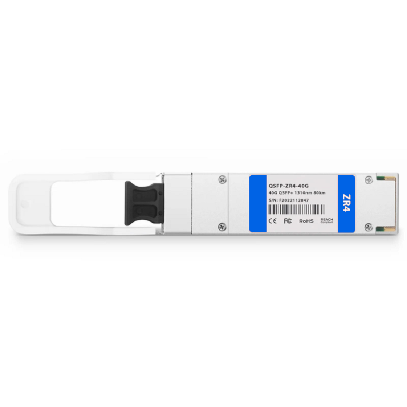 SFPS Cisco Compatible 40GBASE-ZR4 QSFP+ 1310nm 80km DOM Duplex LC/UPC SMF Optical Transceiver Module
