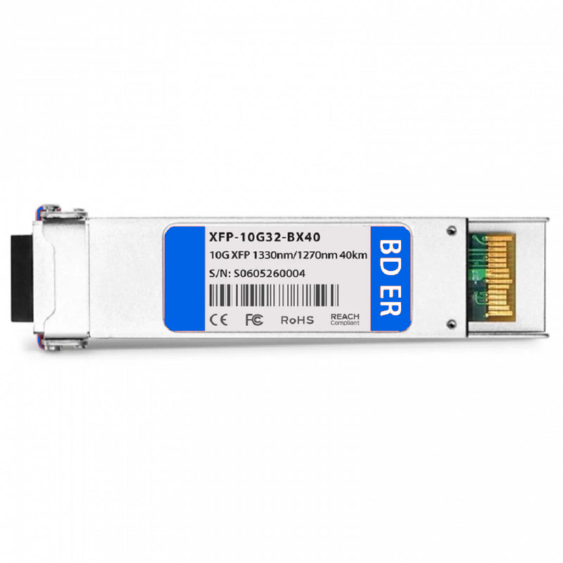 SFPS Generic Compatible 10GBASE-ER XFP 1550nm 40km DOM Duplex LC SMF Optical Transceiver Module
