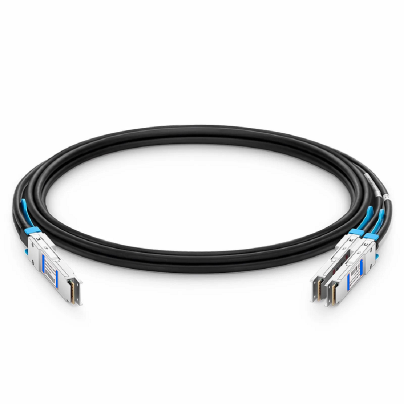 SFPS 2m (7ft) Arista Networks Compatible 100G QSFP28 4 x 25G NRZ to 2 x 50G QSFP28 2 x 25G NRZ Active Direct Attach Copper Breakout Cable
