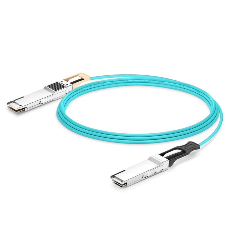 SFPS 25m (82ft) Cisco Compatible 400G QSFP112 4 x 100G PAM4 to 400G QSFP-DD 8 x 50G PAM4 Active Optical Cable