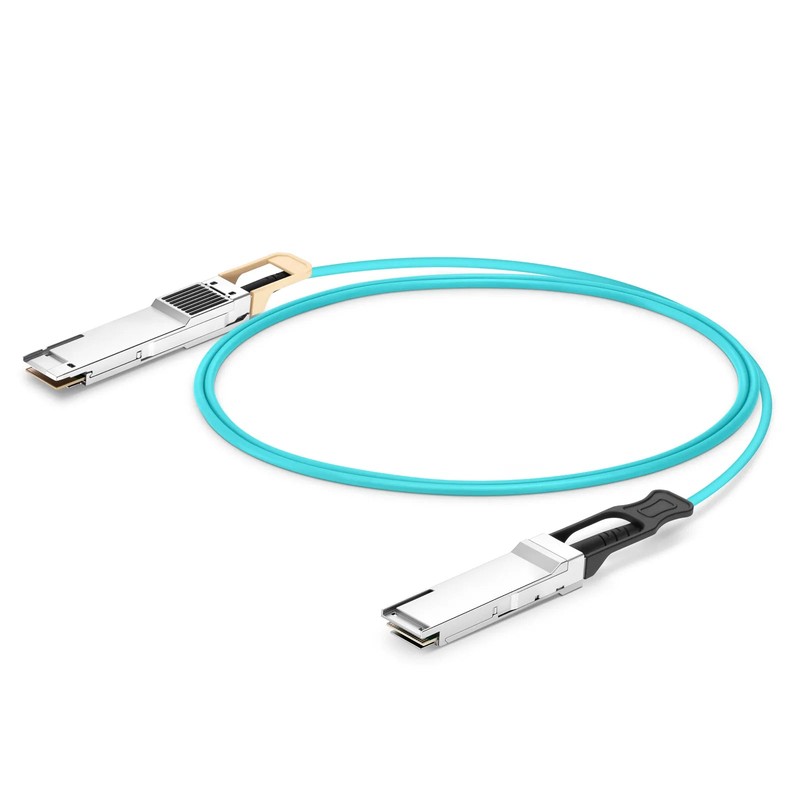 SFPS 2m (7ft) Cisco Compatible 400G QSFP112 4 x 100G PAM4 to 400G QSFP-DD 8 x 50G PAM4 Active Optical Cable