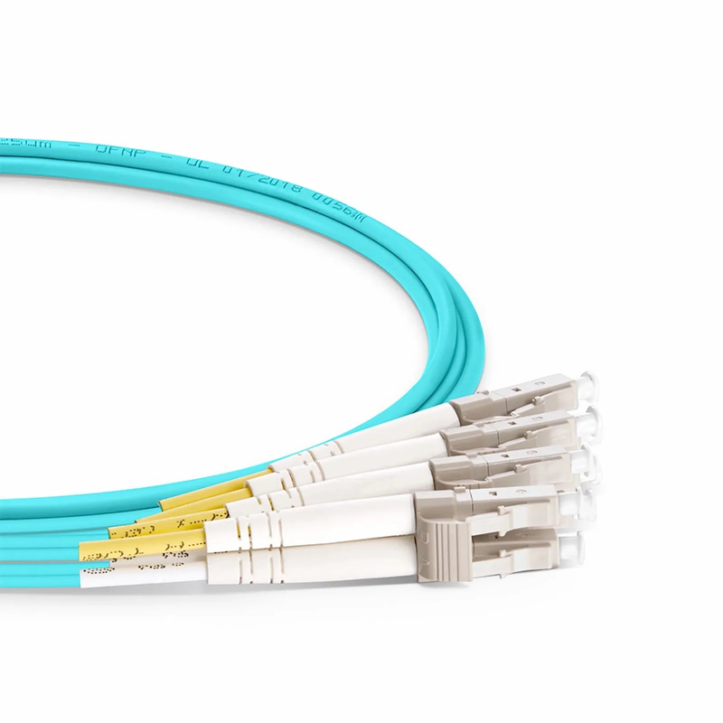 SFPS 15m (49ft) Cisco Compatible 100G QSFP28 4 x 25G NRZ to 4 Duplex LC 25G NRZ Active Optical Breakout Cable