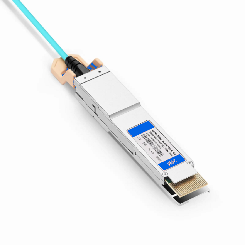 SFPS 50m (164ft) Generic Compatible 200G QSFP-DD 8 x 25G NRZ to 8 x 25G LC Duplex Active Optical Breakout Cable