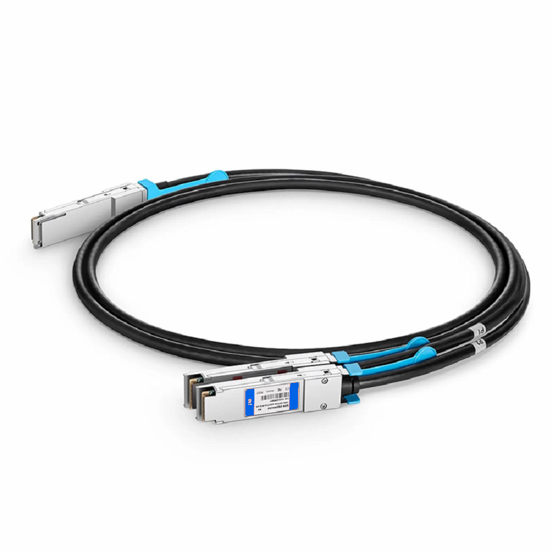 SFPS 2m (7ft) NVIDIA/Mellanox Compatible 100G QSFP28 4 x 25G NRZ to 2 x 50G QSFP28 2 x 25G NRZ Ethernet Active Direct Attach Copper Breakout Cable