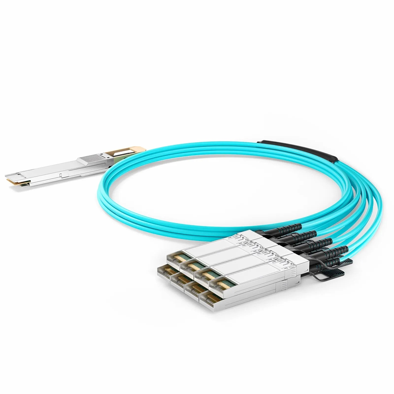 SFPS 70m (230ft) Arista Networks Compatible 200G QSFP-DD 8 x 25G NRZ to 8 x 25G SFP28 25G NRZ Active Optical Breakout Cable