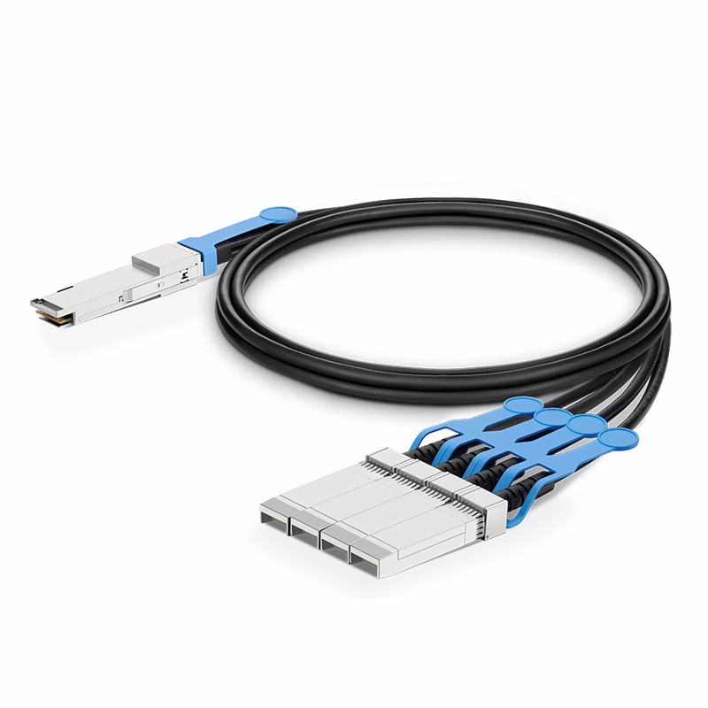 SFPS 1m (3ft) NVIDIA/Mellanox Compatible 40G QSFP+ to 4 x 10G SFP+ Ethernet Active Direct Attach Copper Breakout Cable