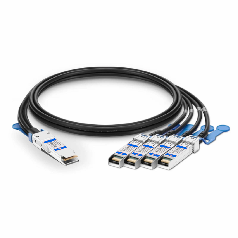 SFPS 1m (3ft) NVIDIA/Mellanox Compatible 40G QSFP+ to 4 x 10G SFP+ Ethernet Active Direct Attach Copper Breakout Cable