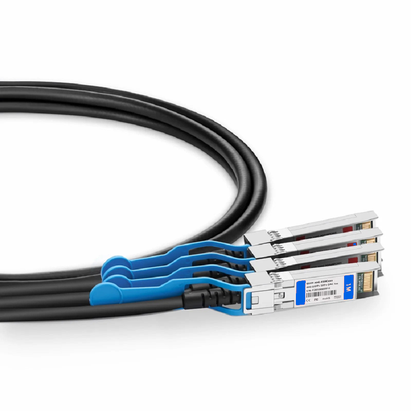 SFPS 1m (3ft) NVIDIA/Mellanox Compatible 40G QSFP+ to 4 x 10G SFP+ Ethernet Active Direct Attach Copper Breakout Cable