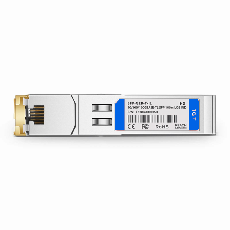 SFPS Cisco Compatible 10/100/1000BASE-T SFP SGMII Copper 100m RJ-45 Industrial Transceiver Module (LOS)