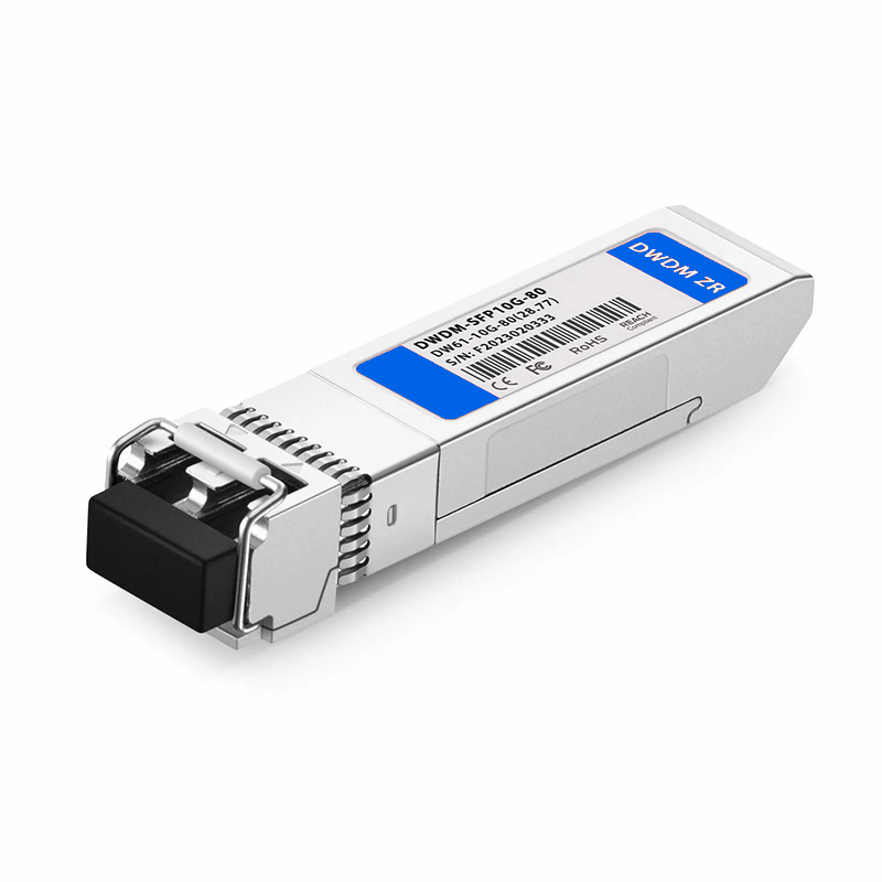 SFPS Cisco C61 DWDM-SFP10G-28.77 Compatible SFP+ 10G DWDM 1528.77nm 100GHz 80km DOM Duplex LC/UPC SMF Optical Transceiver Module for Transmission