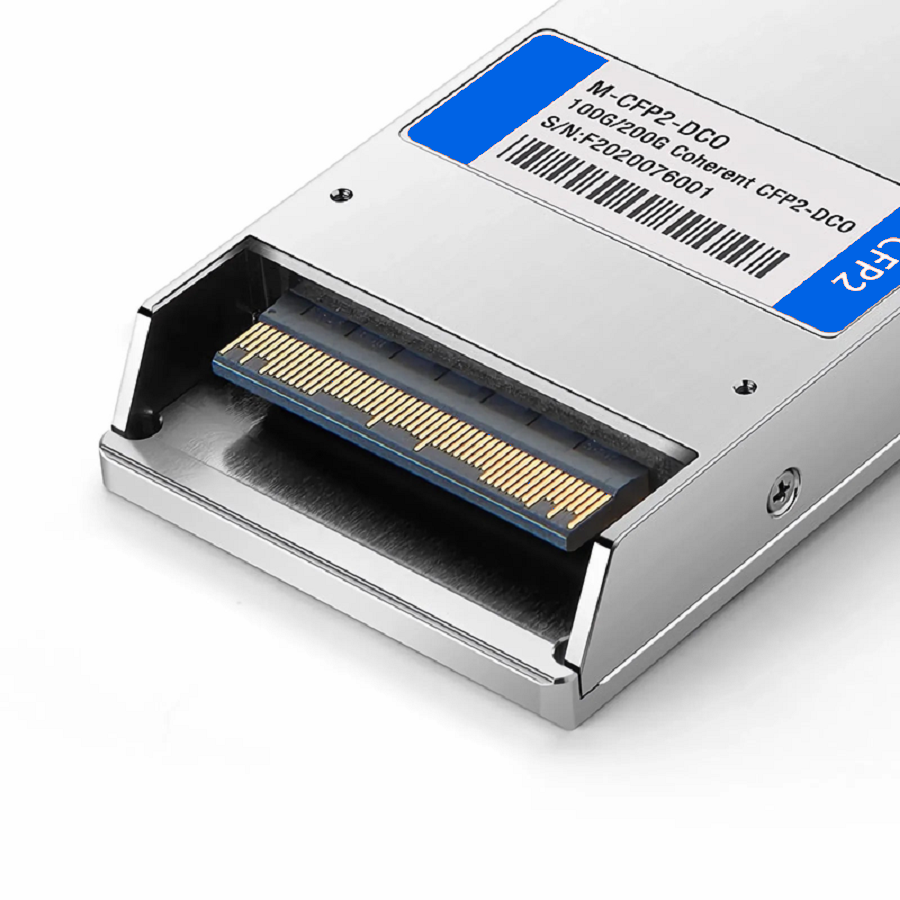 SFPS H45 1540.95nm CFP2-DCO 100G/200G DWDM C-band Tunable 96Chs ITU CH13-CH60 50GHz 80km DOM Duplex LC/UPC SMF Optical Transceiver Module for Transmission