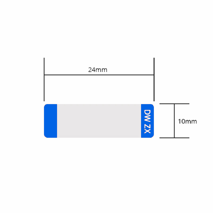 SFPS Design Label for 1000BASE DWDM SFP Transceiver, 1 Roll