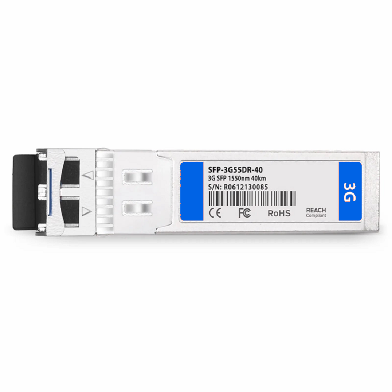SFPS 3Gb/s MSA CWDM SFP 40km DOM Duplex LC SMF Dual Receivers Video Pathological Patterns Optical Transceiver Module for SD/HD/3G-SDI