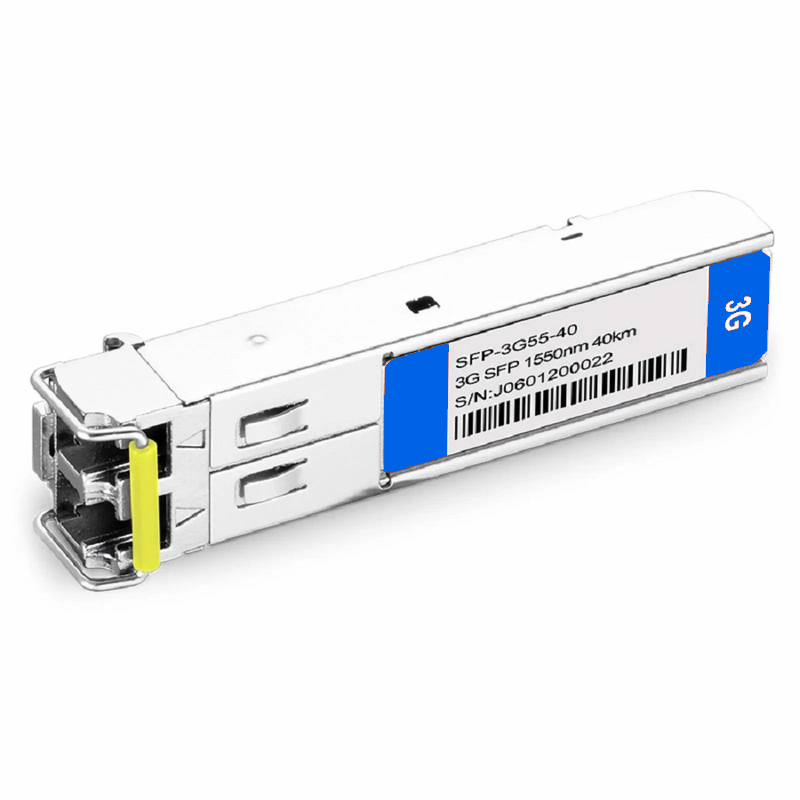 SFPS 3Gb/s MSA 1310nm 40km DOM Duplex LC SMF Transmitter & Receiver Video Pathological Patterns Optical Transceiver Module for SD/HD/3G-SDI