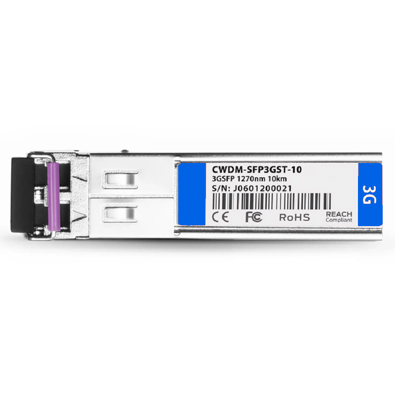 SFPS 3Gb/s MSA BiDi SFP 1490nm-TX/1550nm-RX 10km DOM Simplex LC SMF Video Pathological Patterns Optical Transceiver Module for SD/HD/3G-SDI