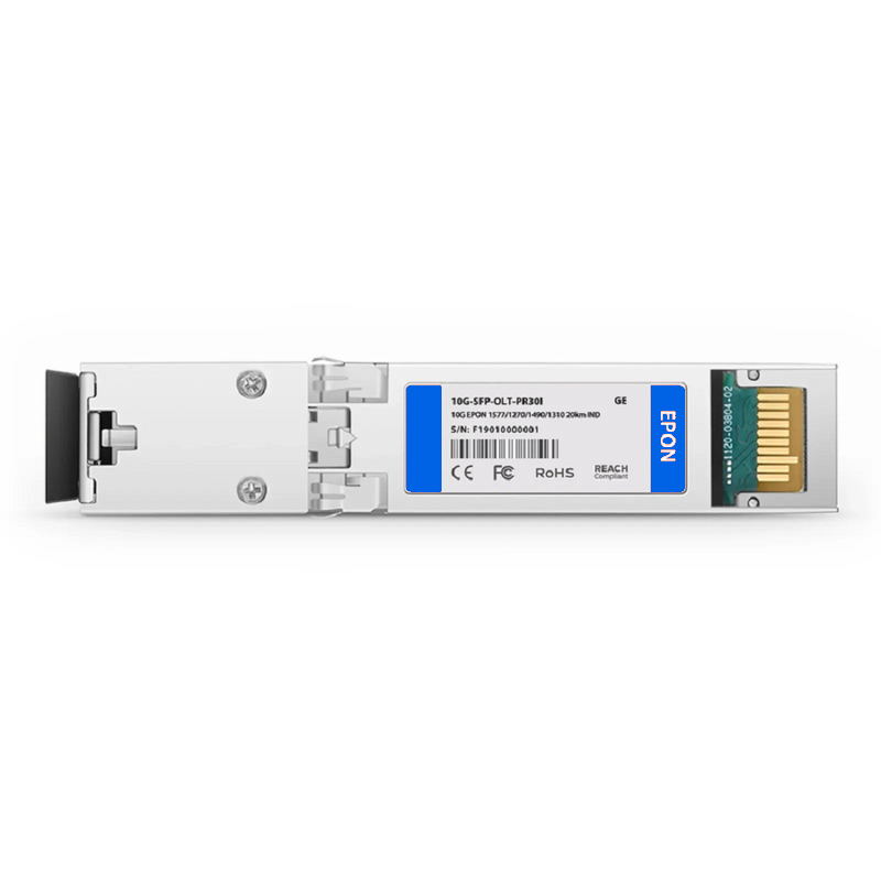 SFPS Generic Compatible GPON OLT SFP 1490nm-TX/1310nm-RX 2.488G-TX/1.244G-RX Class D 20km DOM Simplex SC/UPC SMF Optical Transceiver Module (Industrial)