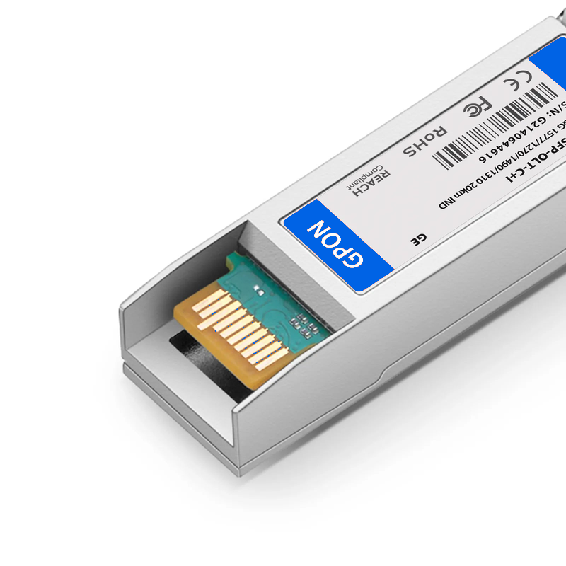 SFPS Generic Compatible XG-PON&GPON Combo OLT SFP+ 1577nm-TX/1270nm-RX and 1490nm-TX/1310nm-RX Class C+ 20km DOM Simplex SC/UPC SMF Optical Transceiver Module (Industrial)