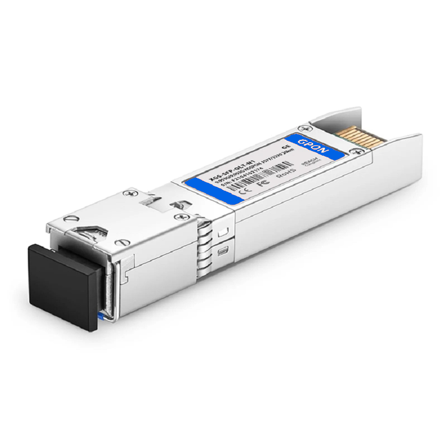 SFPS Generic Compatible XGSPON OLT SFP+ 1577nm-TX/1270nm-RX 9.953G-TX/9.953G-RX Class N1 20km DOM Simplex SC/UPC SMF Optical Transceiver Module