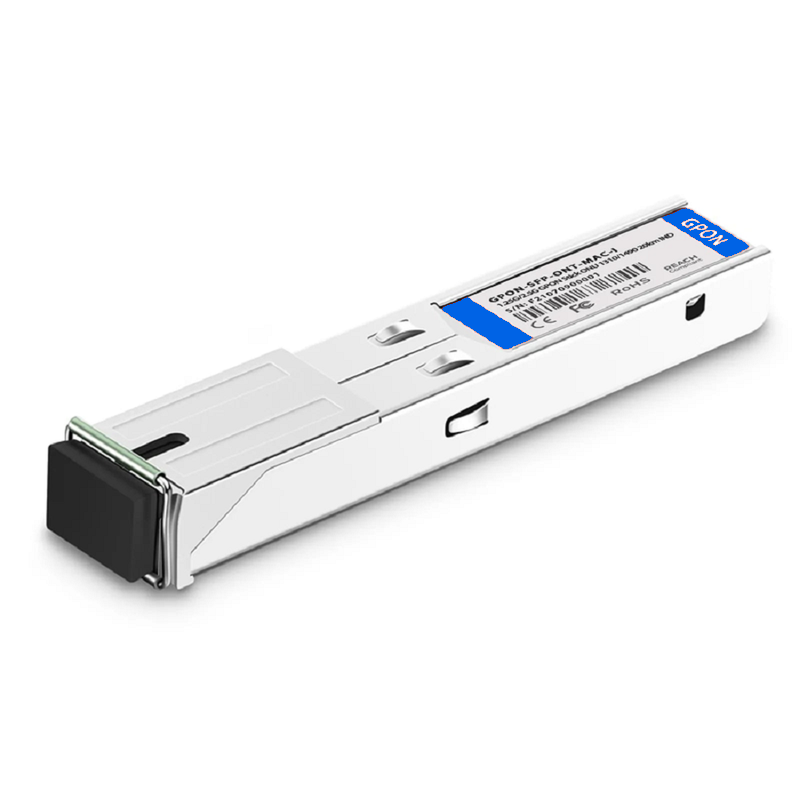 SFPS GPON ONU Stick with MAC SFP 1310nm-TX/1490nm-RX 1.244G-TX/2.488G-RX Class B+ 20km DOM Simplex SC/APC SMF Optical Transceiver Module (Industrial)
