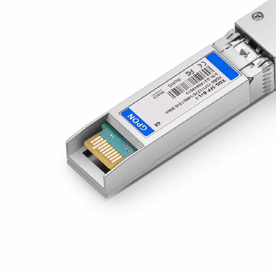 SFPS Generic Compatible XG-PON&GPON Combo OLT SFP+ 1577nm-TX/1270nm-RX and 1490nm-TX/1310nm-RX Class B+ 20km DOM Simplex SC/UPC SMF Optical Transceiver Module (Industrial)