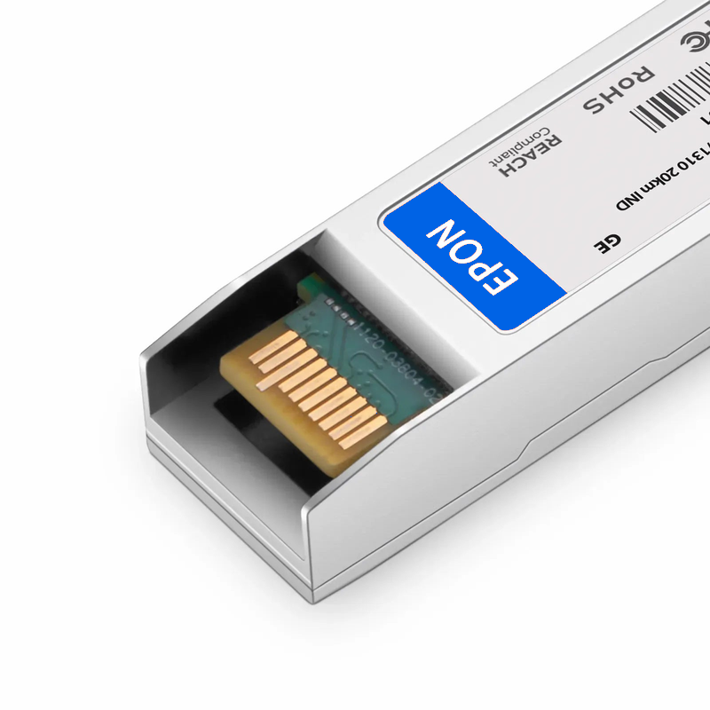 SFPS Generic Compatible 10G EPON OLT SFP+ 1577nm-TX/1270nm-RX and 1490nm-TX/1310nm-RX Class PR30 20km DOM Simplex SC/UPC SMF Optical Transceiver Module (Industrial)
