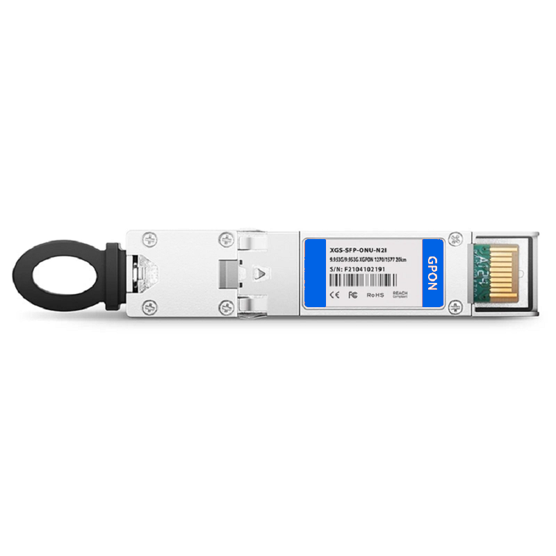 SFPS Generic Compatible XGSPON ONU SFP+ 1270nm-TX/1577nm-RX 9.953G-TX/9.953G-RX Class N2 20km DOM Simplex SC/UPC SMF Optical Transceiver Module (Industrial)