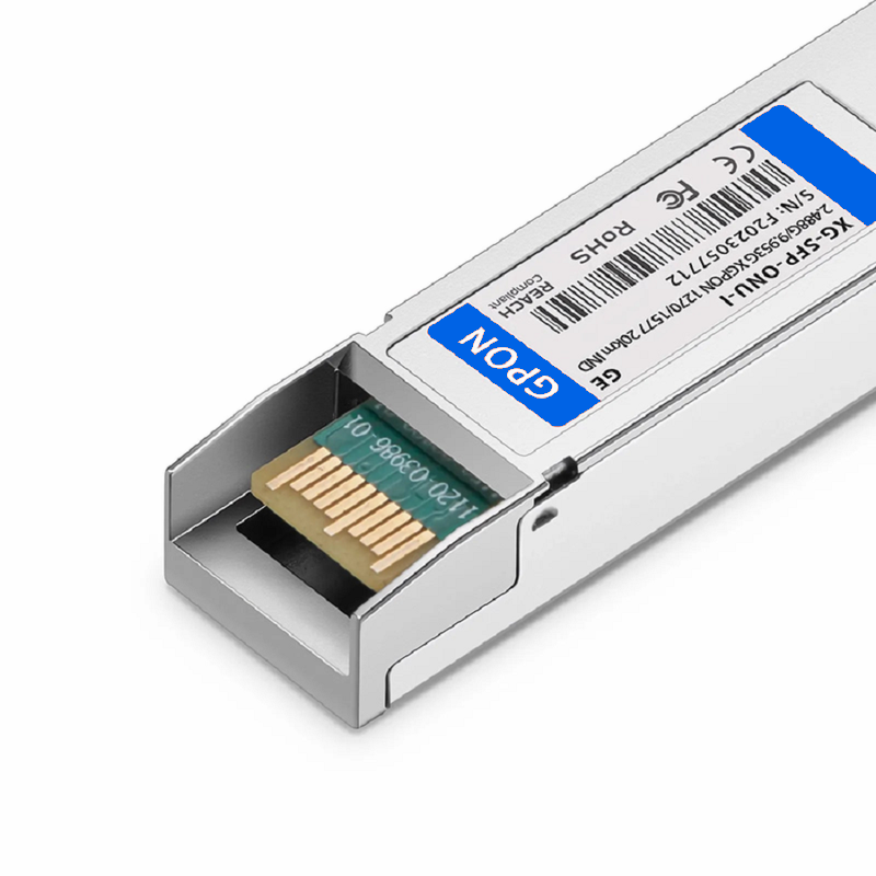SFPS Generic Compatible XGPON ONU SFP+ 1270nm-TX/1577nm-RX 2.488G-TX/9.953G-RX Class N1/N2a/E1/E2a 20km DDM Simplex SC/UPC SMF Optical Transceiver Module (Industrial)