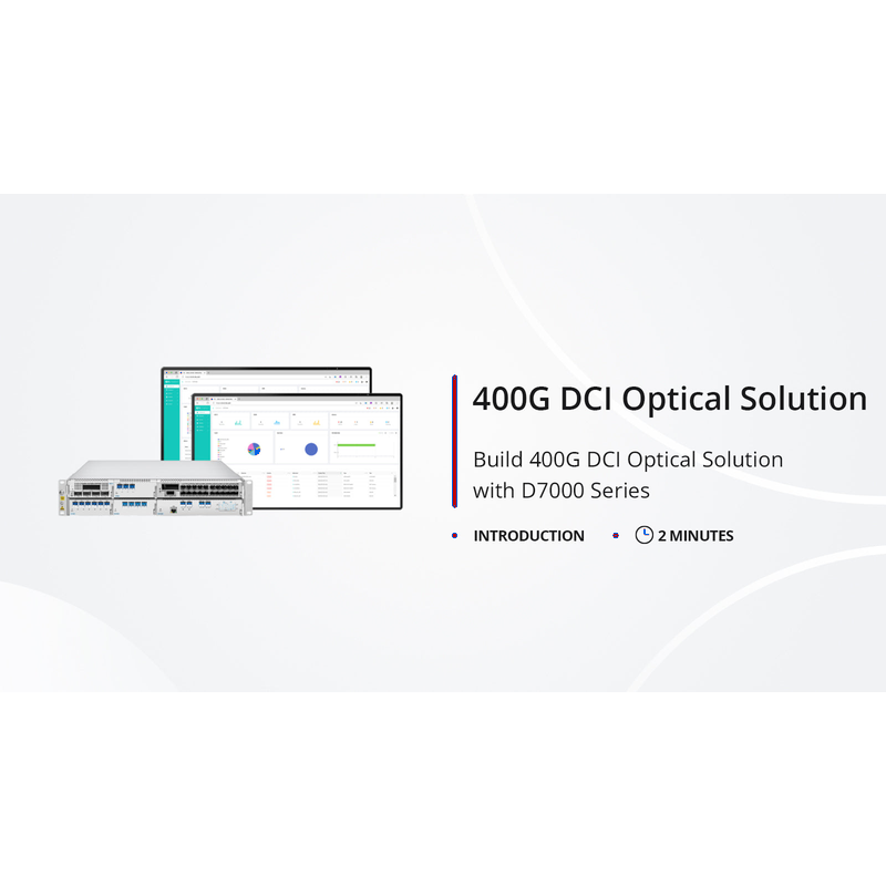 SFPS 400G DWDM Tunable CFP2 DCO 80km DOM Duplex LC/UPC SMF Coherent Optical Module, Used with D7000 Series