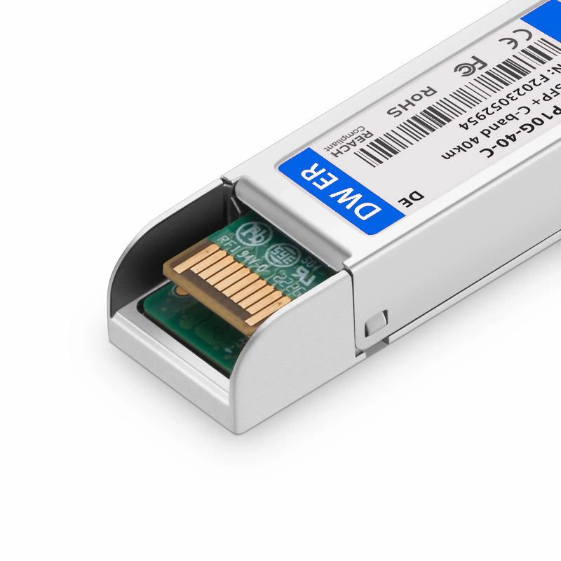 SFPS Dell Compatible SFP+ 10G DWDM C-band Tunable 96Chs 50GHz 40km DOM Duplex LC/UPC SMF Optical Transceiver Module for Transmission
