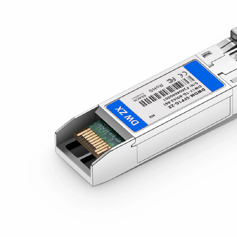 SFPS Cisco C24 DWDM-SFP-5817-80 Compatible SFP 1000BASE-DWDM 1558.17nm 100GHz 80km DOM Duplex LC/UPC SMF Optical Transceiver Module for Transmission