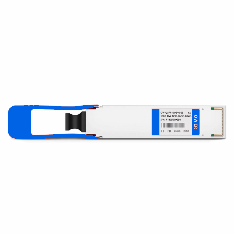 SFPS Cisco Compatible QSFP28 100G OWDM 1297.80nm 40km DOM Duplex LC/UPC SMF Optical Transceiver Module for Transmission