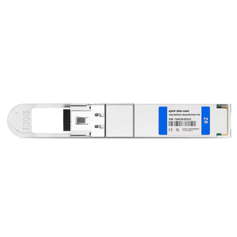 SFPS Generic Compatible QSFP28 High-Power w/o TOF DCO 100G DWDM C-band Tunable Coherent 120km DOM Duplex LC/UPC SMF Optical Transceiver Module for Transmission