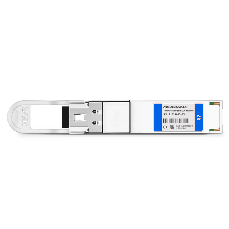 SFPS Generic Compatible QSFP28 High-Power with TOF DCO 100G DWDM C-band Tunable Coherent 120km DOM Duplex LC/UPC SMF Optical Transceiver Module for Transmission