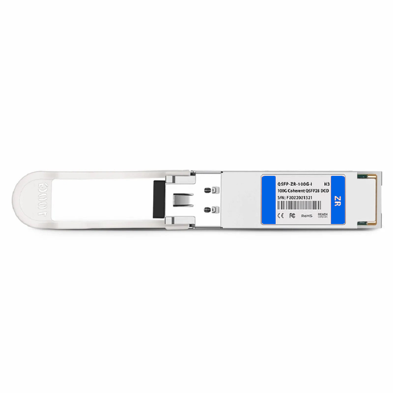 SFPS Cisco Compatible QSFP28 DCO 100G DWDM C-band Tunable Coherent 80km DOM Duplex LC/UPC SMF Optical Transceiver Module for Transmission