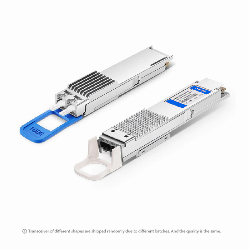SFPS Cisco C29 C30 Compatible QSFP28 100G DWDM PAM4 80km (Require EDFA and TDCM) DOM Duplex CS/UPC SMF Optical Transceiver Module for Transmission