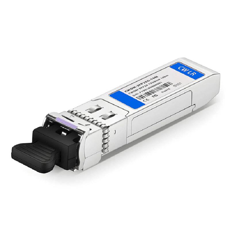 SFPS Cisco CWDM-SFP25G-1570-10 Compatible SFP28 25G CWDM 1570nm 10km DOM Duplex LC/UPC SMF Optical Transceiver Module for Transmission