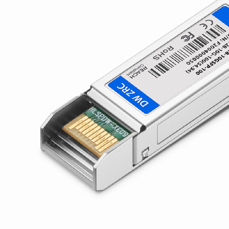 SFPS Generic C21 Compatible SFP+ 10G DWDM 1560.61nm 100GHz 100km DOM Duplex LC/UPC SMF Optical Transceiver Module for Transmission