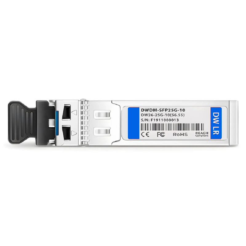 SFPS Cisco C25 DWDM-SFP25G-57.36 Compatible SFP28 25G DWDM 1557.36nm 100GHz 10km DOM Duplex LC/UPC SMF Optical Transceiver Module for Transmission