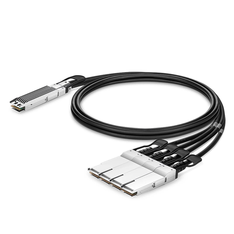 SFPS 2m (7ft) NVIDIA/Mellanox MCP7Y40-N002 Compatible 800G OSFP 8 x 100G PAM4 Finned Top to 4 x 200G QSFP112 2 x 100G PAM4 InfiniBand NDR Passive Direct Attach Copper Breakout Cable for Quantum-2 Switches and ConnectX-7 HCA