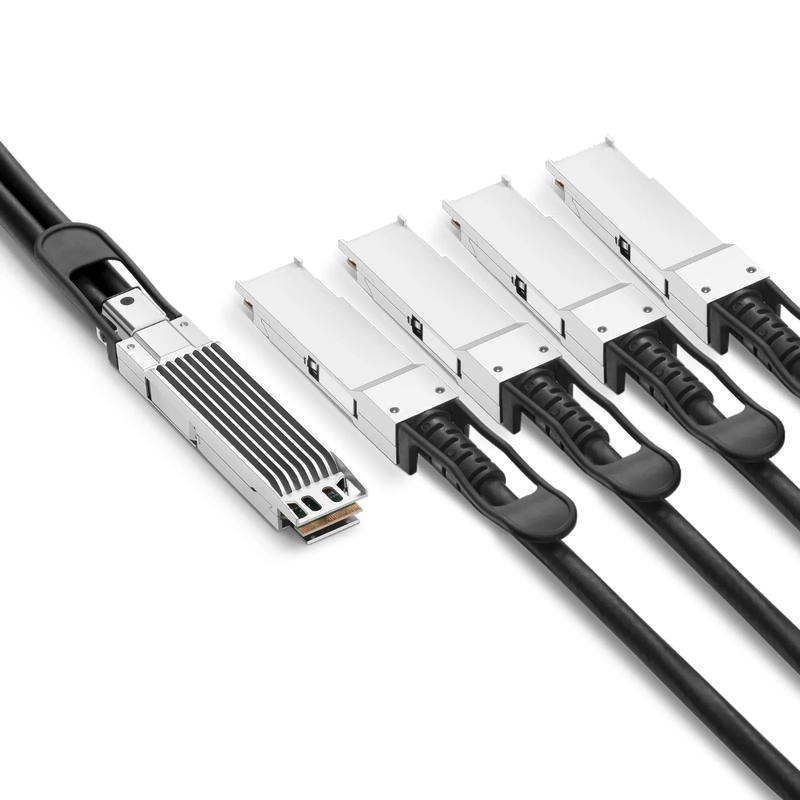 SFPS 2m (7ft) NVIDIA/Mellanox MCP7Y40-N002 Compatible 800G OSFP 8 x 100G PAM4 Finned Top to 4 x 200G QSFP112 2 x 100G PAM4 InfiniBand NDR Passive Direct Attach Copper Breakout Cable for Quantum-2 Switches and ConnectX-7 HCA